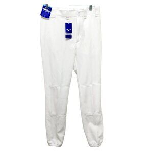 Mizuno Youth Size XX-Large White Baseball Pants Elastic Bottom Durable 32X34